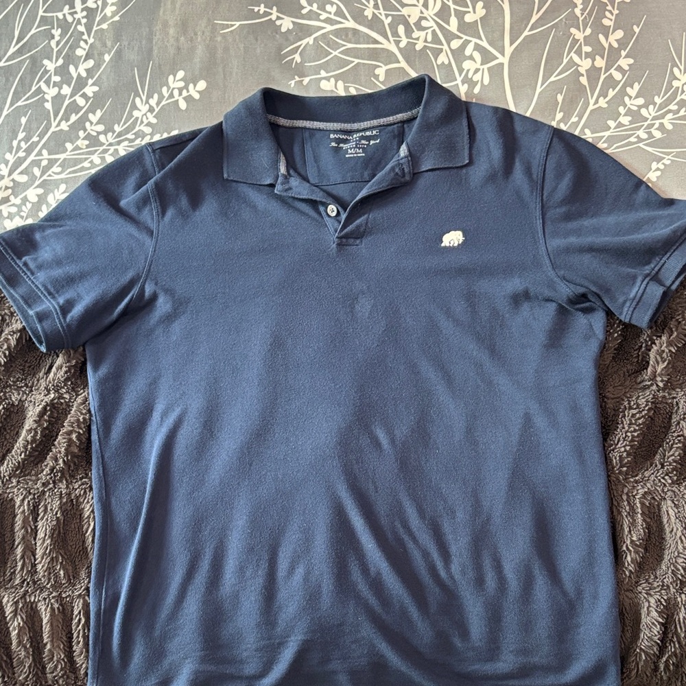 Banana Republic Dark Blue Polo Shirt